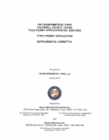 2014-10-15 Type I Permit Application Supplemental Submittal Part I thru Part II.pdf