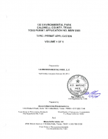 2014-10-28 Type I Permit Application Volume 1 of 5 Technically Complete Part 1 – 1 Master TOC.pdf