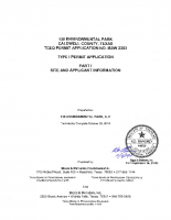 2014-10-28 Type I Permit Application Volume 1 of 5 Technically Complete Part 1 – 3 Site and Applicant Information.pdf