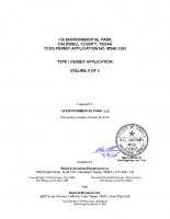 2014-10-28 Type I Permit Application Volume 5 of 5 Technically Complete Part 3 ATT G thru Part IV App IVC.pdf